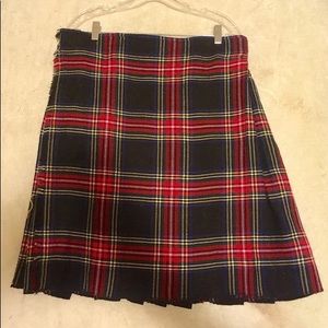Men’s medium Black Stewart tartan Kilt